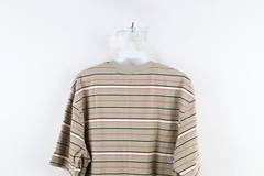 Vintage 90s Streetwear Mens XL Faded Striped Color Block Short Sleeve T-Shirt