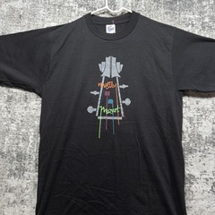 Vintage 90s Y2K Mostly Mozart Art Tee Shirt Mens Medium Unique Artist Composer