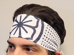 Ripple Junction Karate Kid Headband Miyagi-Do Tie Back Costume White