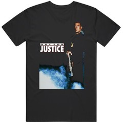 Retro Cult Classic Action Movie Poster Out for Justice Fan T Shirt