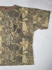 Vintage 90s Camo T Shirt USA Single Stitch Ace Sportswear Sniper 3XL