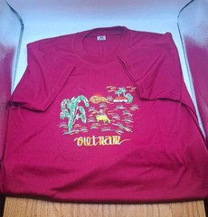 Embroidered Vietnam T Shirt Size M Lovely