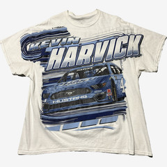 NASCAR Keven Harvick Double Sided All Over Print Busch Light Mega Print T-Shirt