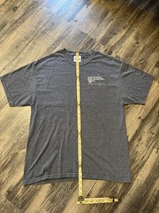 Vintage Hanes Heavyweight 50/50 T Shirt Gray Champion Adult L 42-44 Y2K