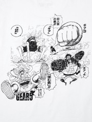 [PLS] Uniqlo One Piece UT Shueisha 100th Monkey D Luffy Gear 5 T-Shirt White