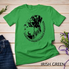 Funny Proud German Shorthaired Pointer hunting dog portrait Unisex T-shirt