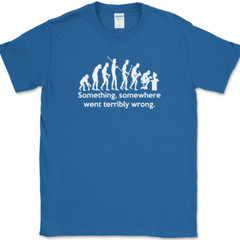 Something Somewhere Went Terribly Wrong T-Shirt Funny Nerd Computer Tee