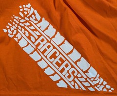 University of Northwestern Ohio Racers NCAA Tire Tread College Tee T Shirt sz L