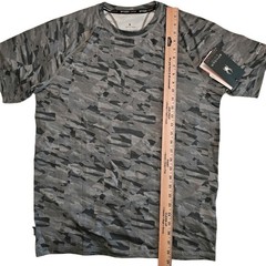 Lot Of 2 NWT Men’s Medium Spyder Rash Guard UPF 30 Short Sleeve Digi Camo Shirts