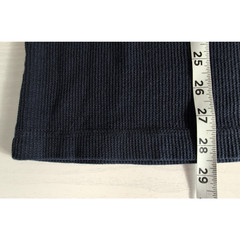 Jachs MFG Men’s XL Thermal Shirt Navy Blue Waffle Knit Crewneck Long Sleeve