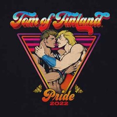 TOM OF FINLAND MENS T SHIRT BLACK HE MAN PRIDE TEE SHIRT GAY CULTURE T-SHIRT