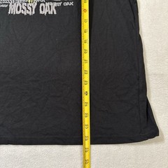 Mossy Oak Men XXL Black Short Sleeve Shirt Deer Skull Buck Graphic Hunting Tee