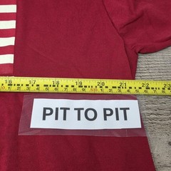 Vintage Polo Jeans Co. Ralph Lauren S/S Shirt Crimson Red NWT American Flag Y2K