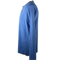 Faherty Henley Shirt Men’s XL Blue Long Sleeve Soft Cloud Pima Cotton Modal