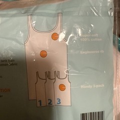 Lot Of 12 black Medium A-Shirt/ Tang Top Special,Last Of Inventory (4 3 Packs)