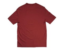 Kired by Kiton $250 Crepe Cotton Short Sleeve Brick Red Slim T-Shirt L (52 IT)