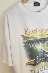 Kanchanaburi – The River Kwai Bridge Tshirt Mens XL White World War II History