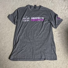 Fort Ord Trail Run Mens T Shirt District Perfect Tri Medium Gray