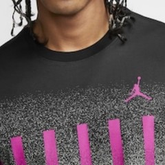 Nike Jordan Fade Men’s Graphic T-Shirt White/Black/Active Fuchsia BNWT
