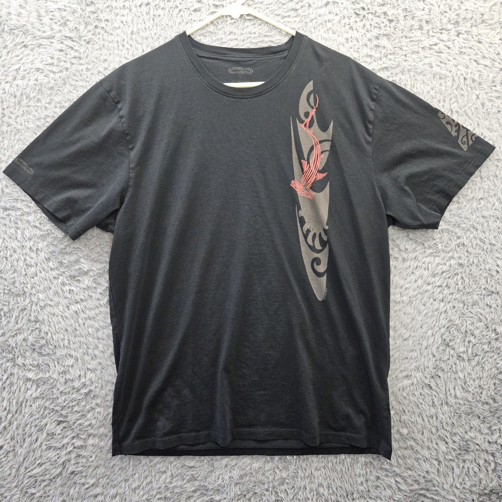 Crazy Shirts T Shirt Men XL Tribal Hammerhead Shark Pima Cotton