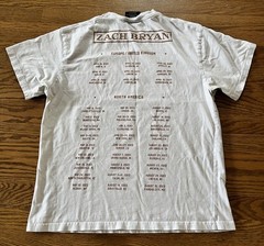 Zach Bryan Burn Tour Shirt Mens Medium Western Country Concert Merch World 2023