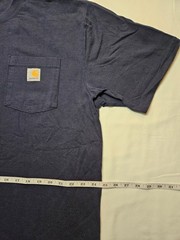 Carhartt K87 Men Size L Black Loose Fit Workwear Pocket T-Shirt