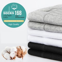 Running Cushioned Socks Black Ankle Socks for Men Women Breathable 6Pairs Bla…