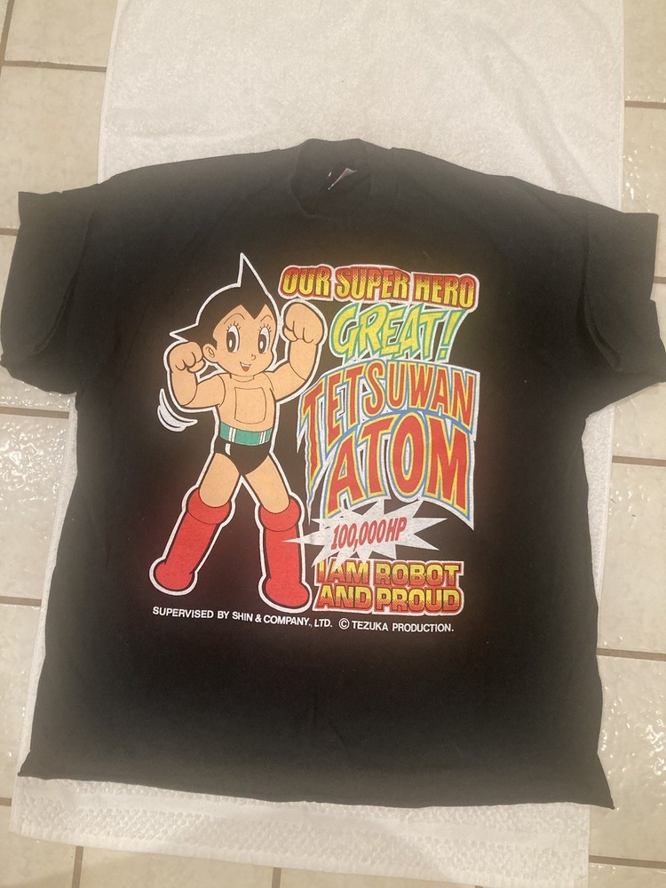 Mighty Atom Boy XL Tetsuwan 1990s ￼Shin Tezuka Production Shirt Never Worn