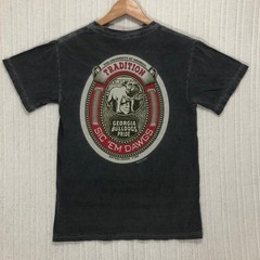 Comfort Colors Georgia Bulldogs T-Shirt Faded Black UGA Sic Em Dawgs Small