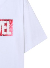Marvel x TOPTEN 10 (Korea) Red Foil Marvel logo Mens T shirt Size : Medium