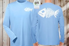 Microfiber Long Sleeve Fishing Shirt UPF 50 Col Neon Orange 1