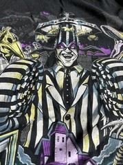 Adult M Beetlejuice Blacklight T-Shirt HHN Halloween Horror Nights Universal