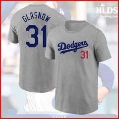 HOT 2025 Tyler Glasnow #31 Los Angeles Dodgers Player Name & Number For Fan