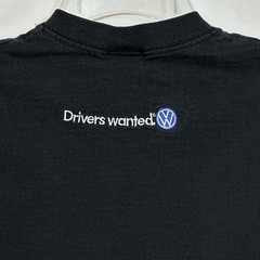 Vintage Volkswagen New Beetle Collection VW Drivers Wanted M Embroidered T-Shirt
