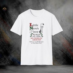 Little Nero’s Pizza Home Alone T-Shirt | Softstyle Tee