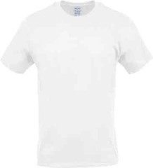 Gildan Men’s Crew Neck T-Shirts, 6 Pack, White Tees, 100% Cotton