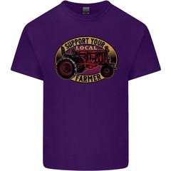 Farming Support Your Local Farmer Mens Light Cotton T-Shirt