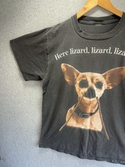 Vintage Here Lizard Chihuahua Taco Bell Promo Shirt Large Changes Tag Faded