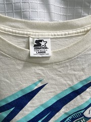 Miami Dolphins Starter NFL football Tee Shirt Shark Tooth Size Large