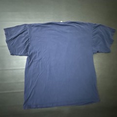 Vintage T Shirt Mens 3XL Blue Y2k Streetwear Skater Big Graphic Cotton 2000s