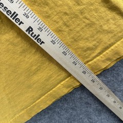 Vintage Club TMO Japan Shirt Mens Large Yellow Afro Graphic Two Tone Tee 90s