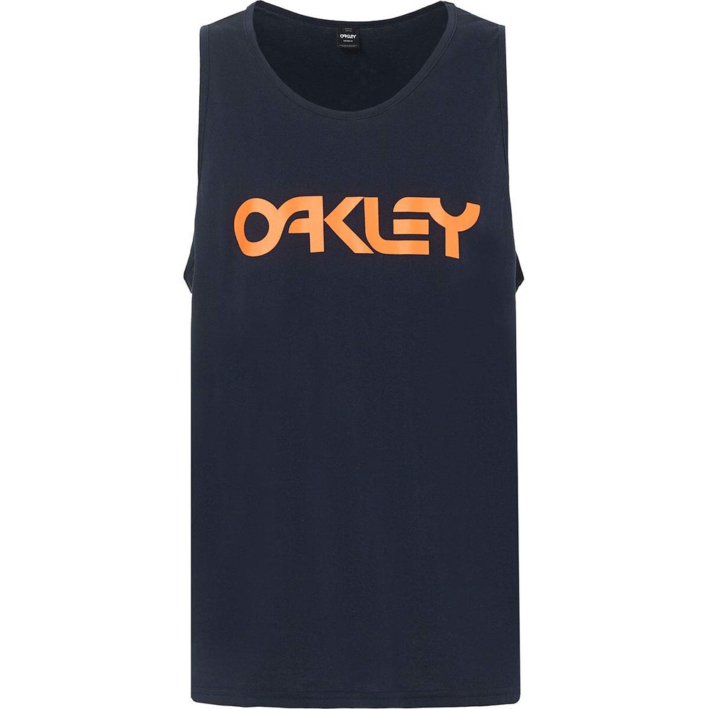Oakley Men’s Mark Ii Classic Tank Top Shirt Fathom Blue Logo Extra X-Small XS US