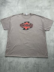 Money-Bags Graphic Print T-Shirt Grey Size 3XL