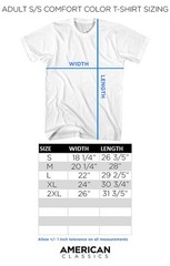 Marilyn Monroe – Flag – American Classics – Blue Jean Adult Short Sleeve Comfort
