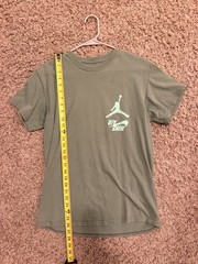 Jordan Travis Scott Highest Men’s Green Graphic Cotton Knit Tee Size M