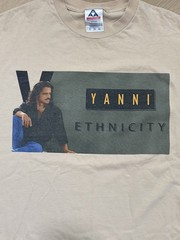 Vintage Yanni Ethnicity Graphic Tee Music Band T-Shirt XL Alstyle 2003