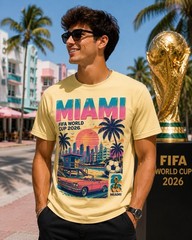 FIFA World Cup 2026 Outerstuff Dallas NYC All Host Cities Poster Graphic Tee LA