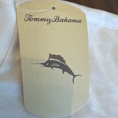 Tommy Bahama SZ XL Mens SS Tshirt White Lace Tequila Lime Good Times Cotton NWT