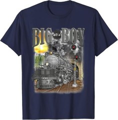 Big Boy 4014 Vintage Steam Locomotive Railroad Train Engine T-Shirt