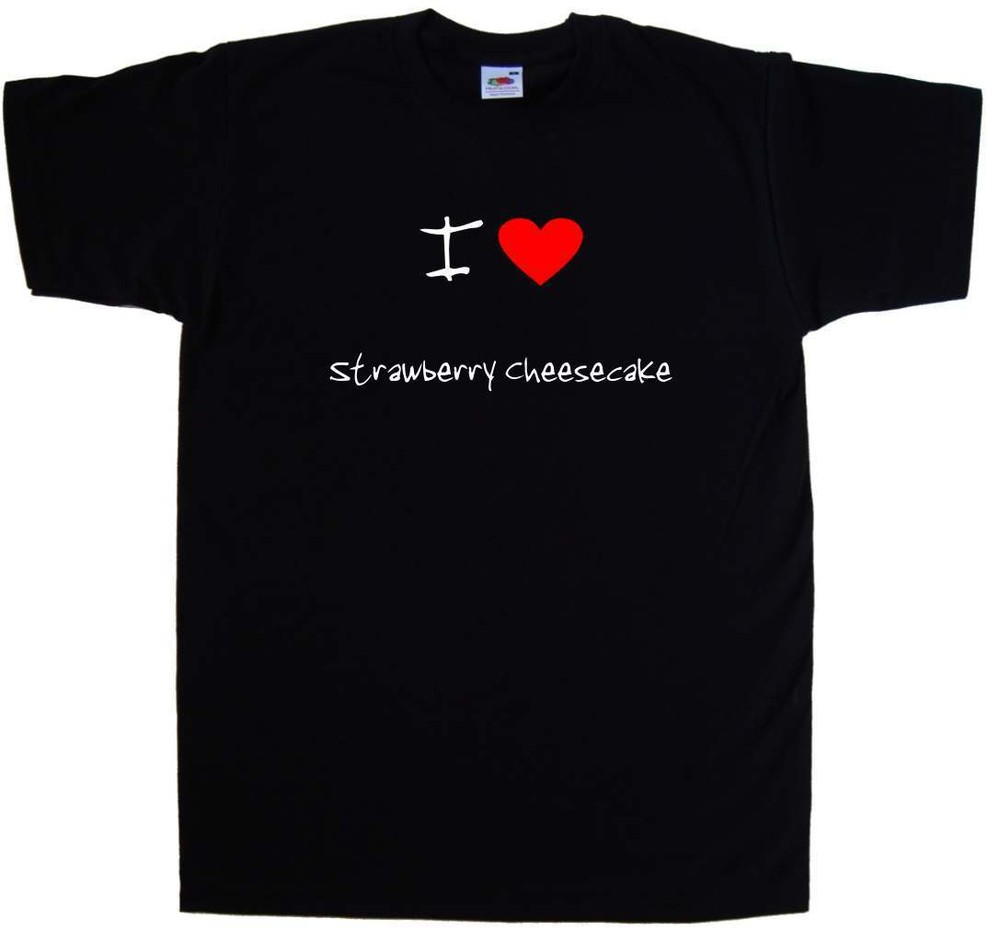 I Love Heart Strawberry Cheesecake T-Shirt